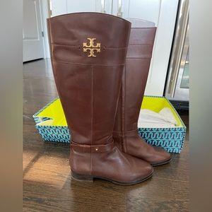 Tory Burch Tall Brown Boots. NWT
